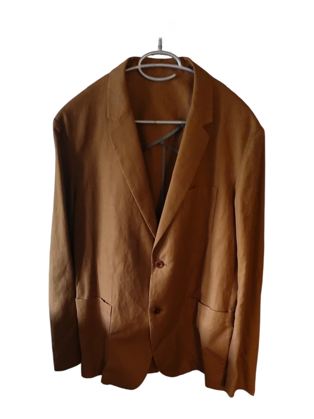 VINCE Blazer Linen Cotton Blend- Brown Sport Coat Size L